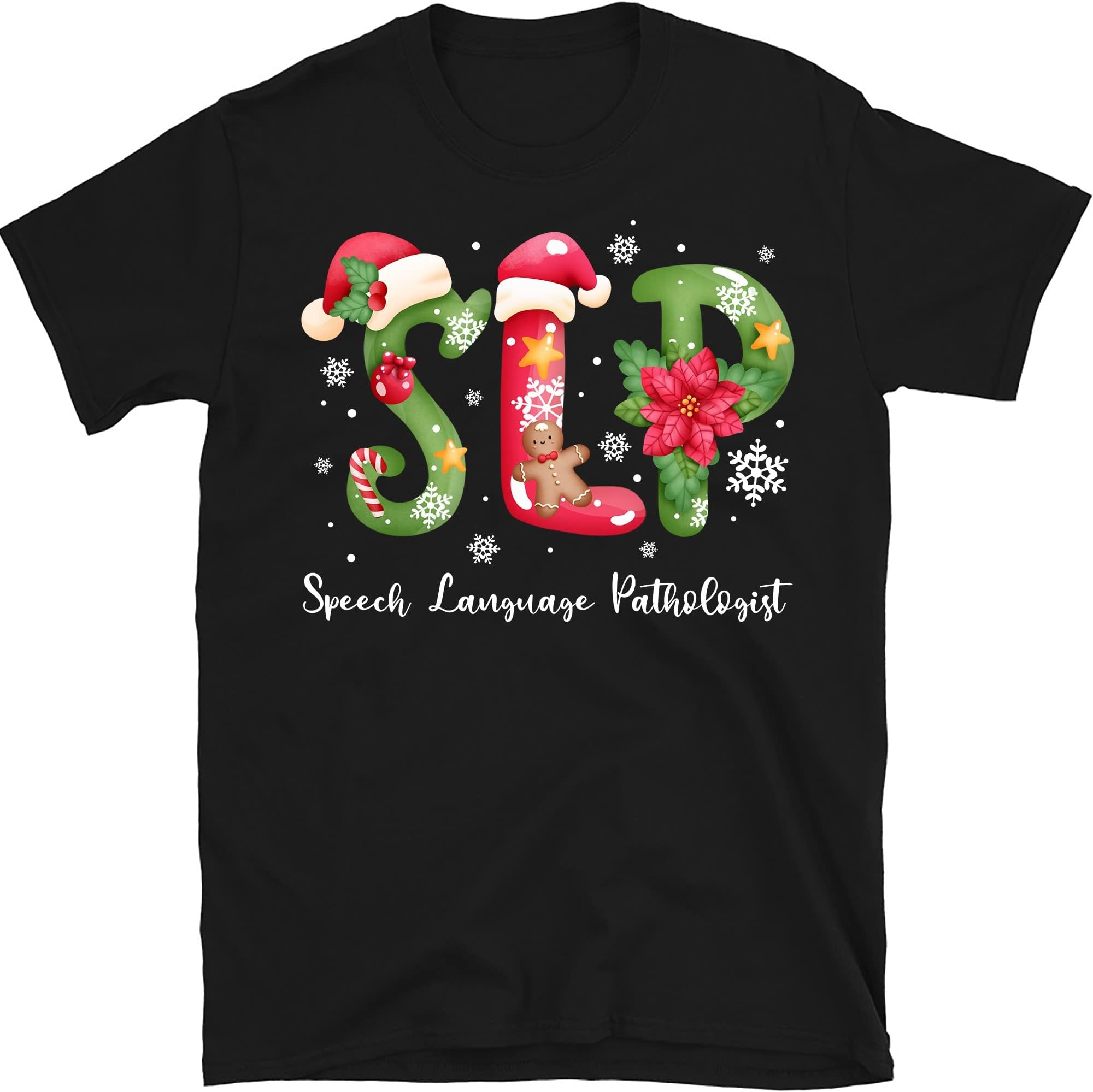 Christmas Speech Language Pathologist Shirt, SLP, SLP Sweatshirt, Speech Teacher Shirt, for SLP Multicolored
