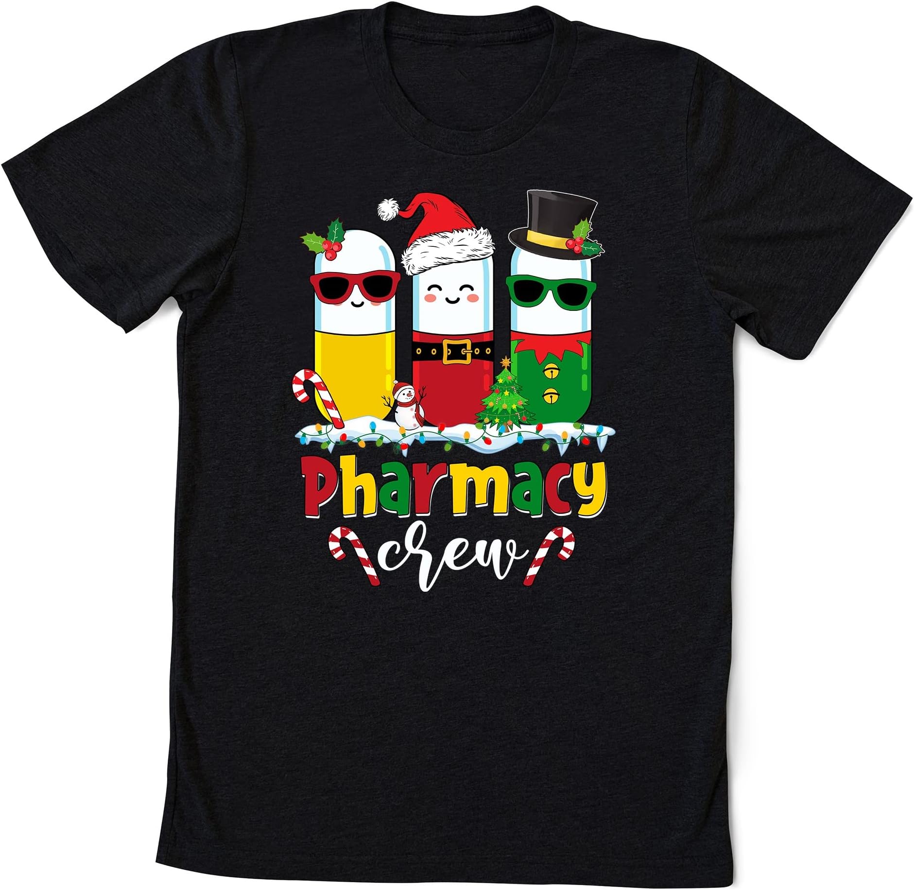 Happy Christmas Pharmacy Squad Shirt, Christmas Pharmacy Life Gift Shirt, Pharmacist Christmas, Pharmacy Assistant Multicolored