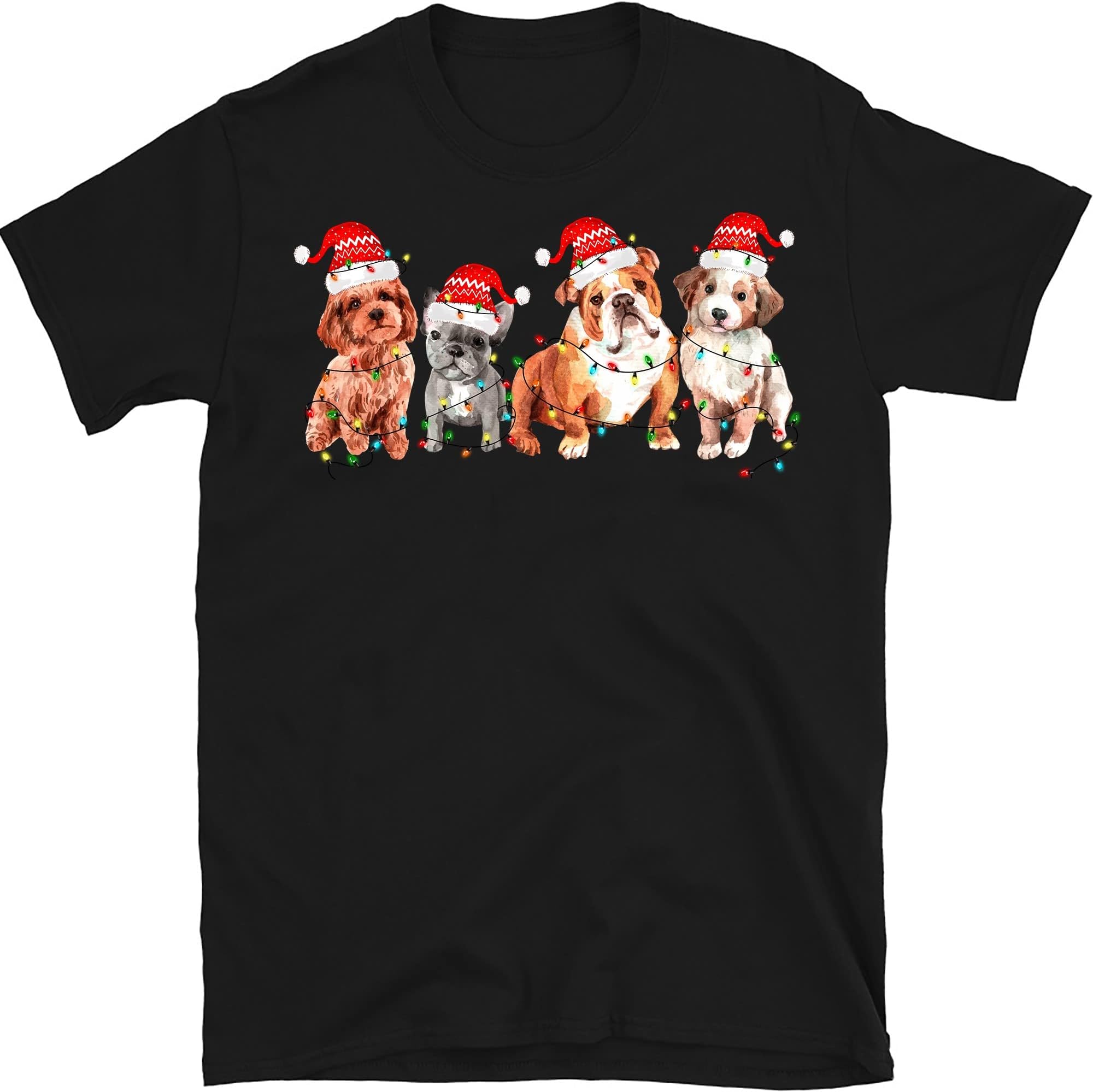 Christmas Dogs Sweatshirt, Dog Mom Shirt, Christmas Dogs Sweatshirt, Dogs Sweatshirt, Puppies Shirt, Christmas Shirt, Christmas Sweatshirt Multicolored