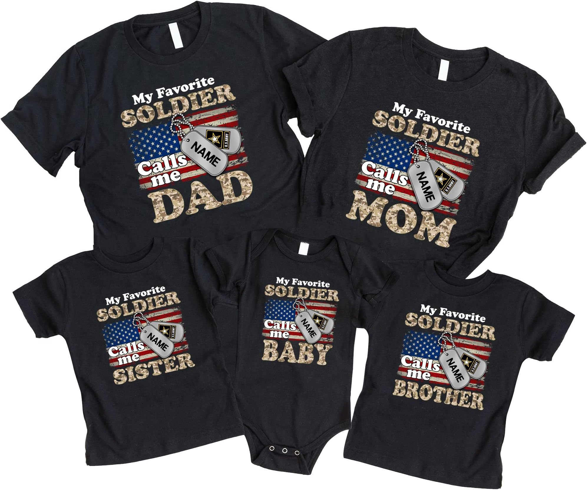 My Favorite Soldier Shirt, Proud Army Mom Shirt, Soldier Matching Family Shirt Military Family, Army Graduation, Proud Army Family, Army Dad