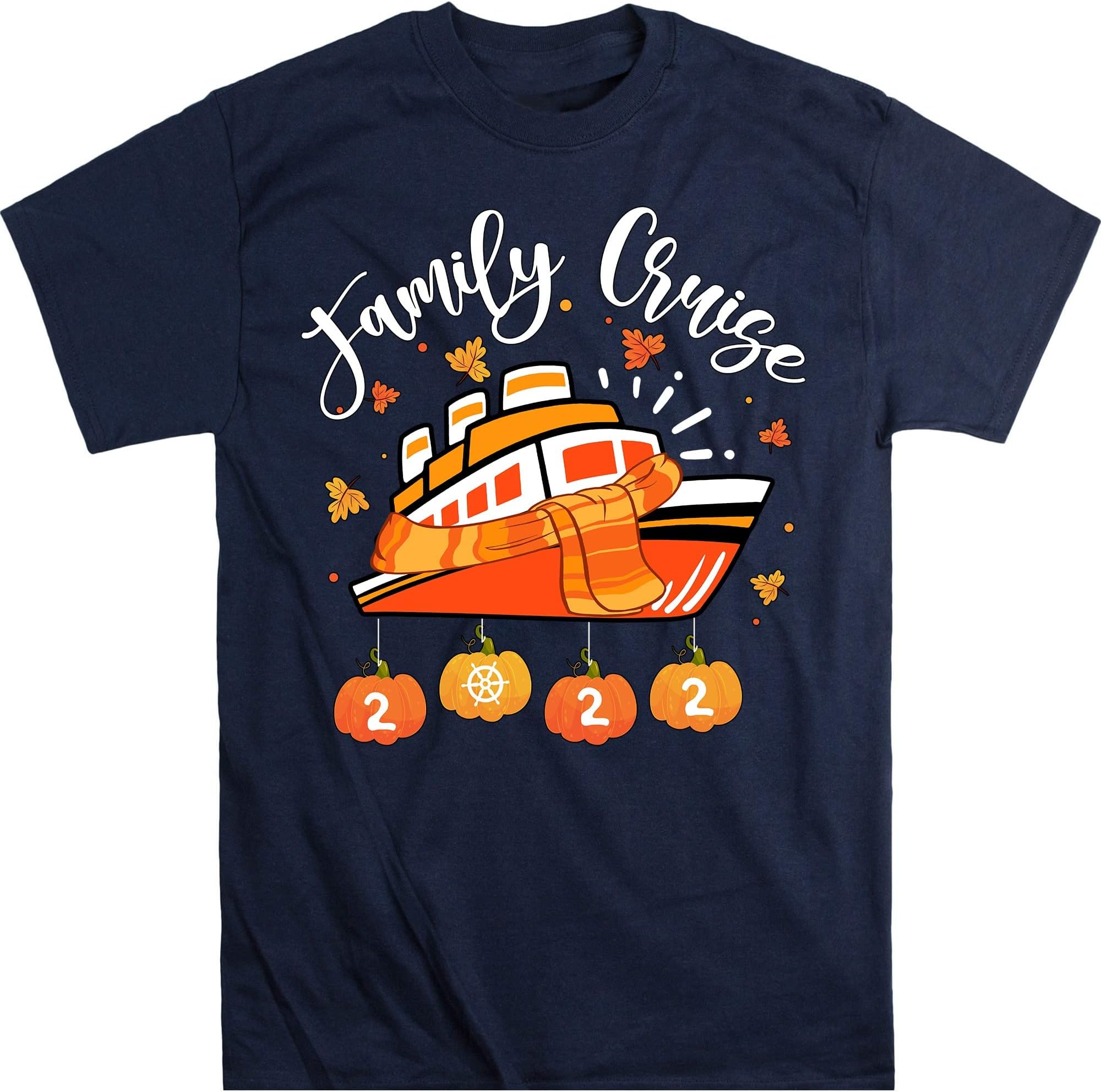 Thanksgiving Family Cruise 2022 Shirt, Matching Cruise Shirt, Fall Cruise Gift, Thanksgiving Cruise Vacation, Thanksgiving – Navy/Large