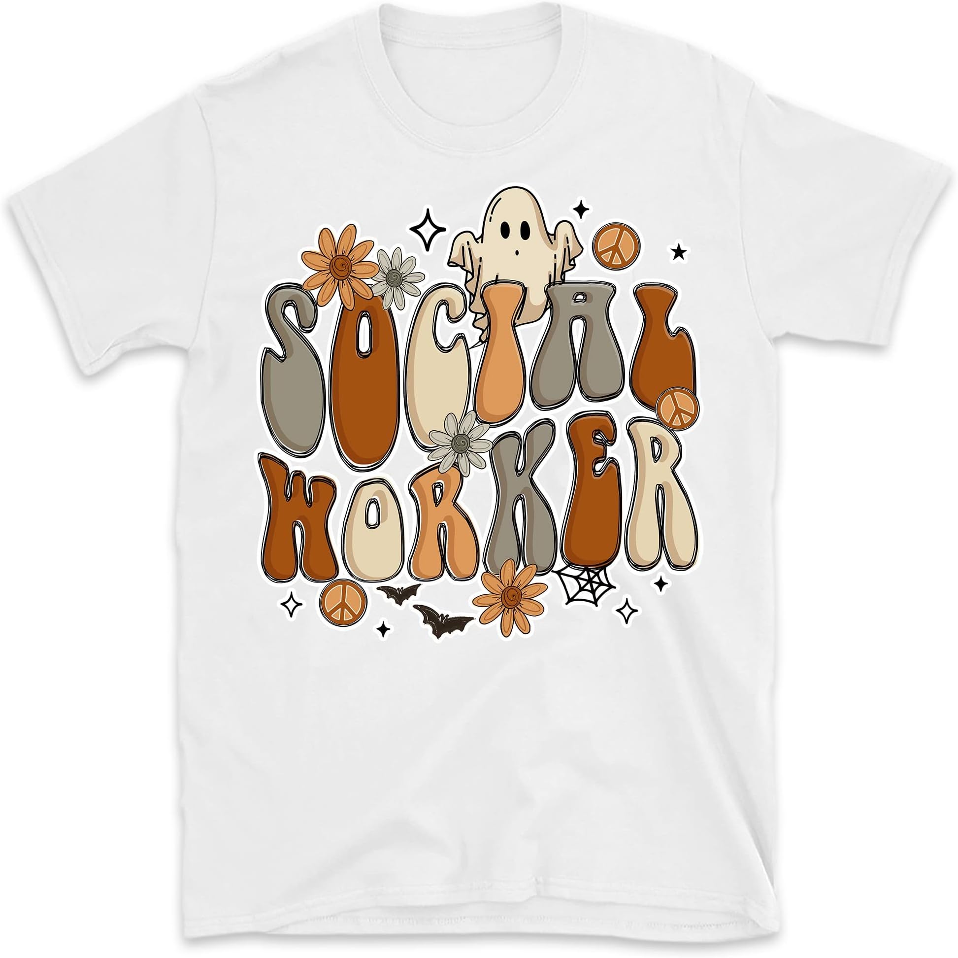 Halloween Social Worker Shirt, Social Worker Shirt, Social Worker Shirt, Spooky Season Cute Fall, Social Worker Gifts Multicolored