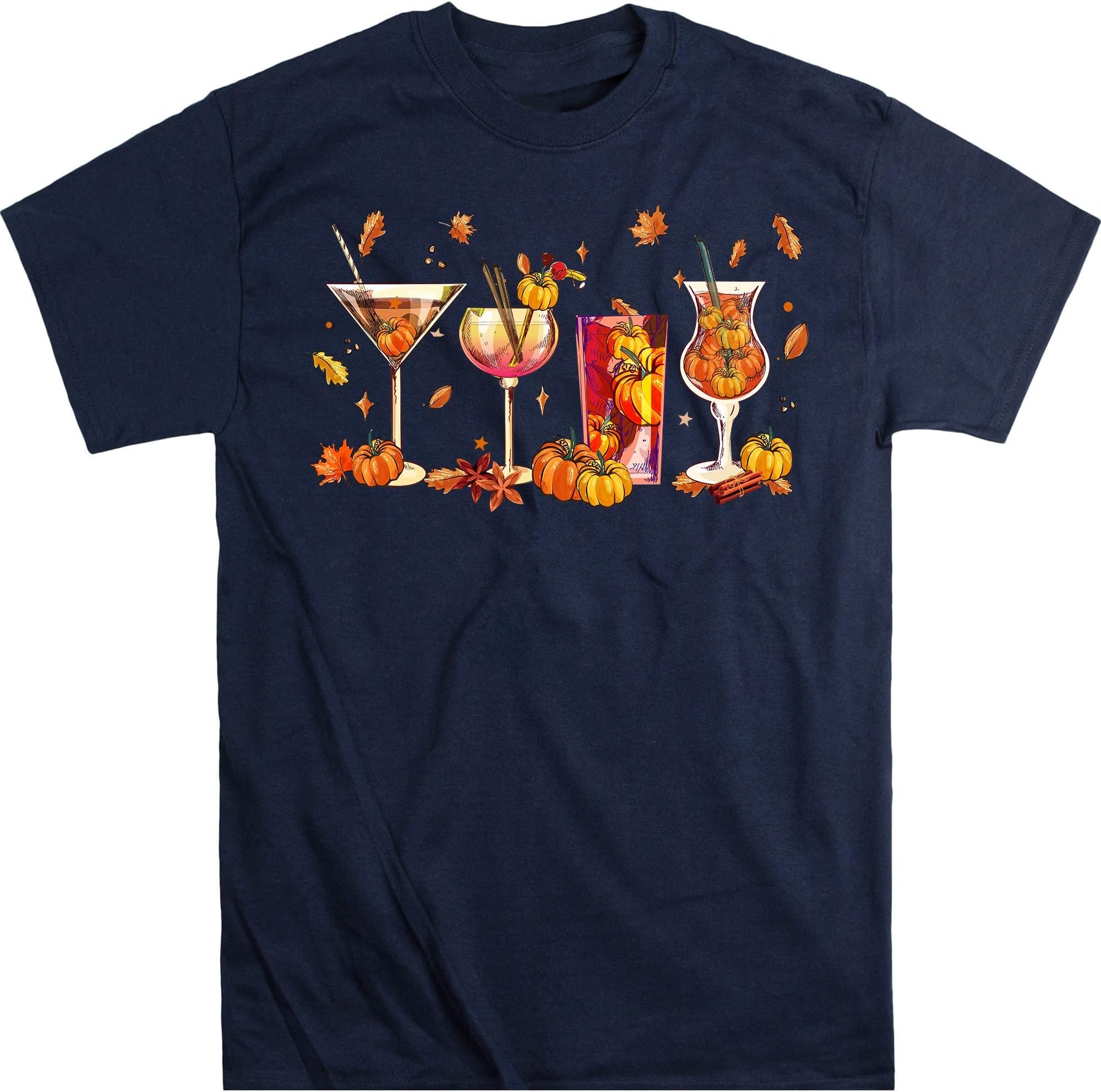 Fall Wine Shirt, Pumpkin Mulled Wine Iced, Pumpkin Spice Shirt, Warm Cozy Autumn Shirt, Thanksgiving Cocktail Shirt