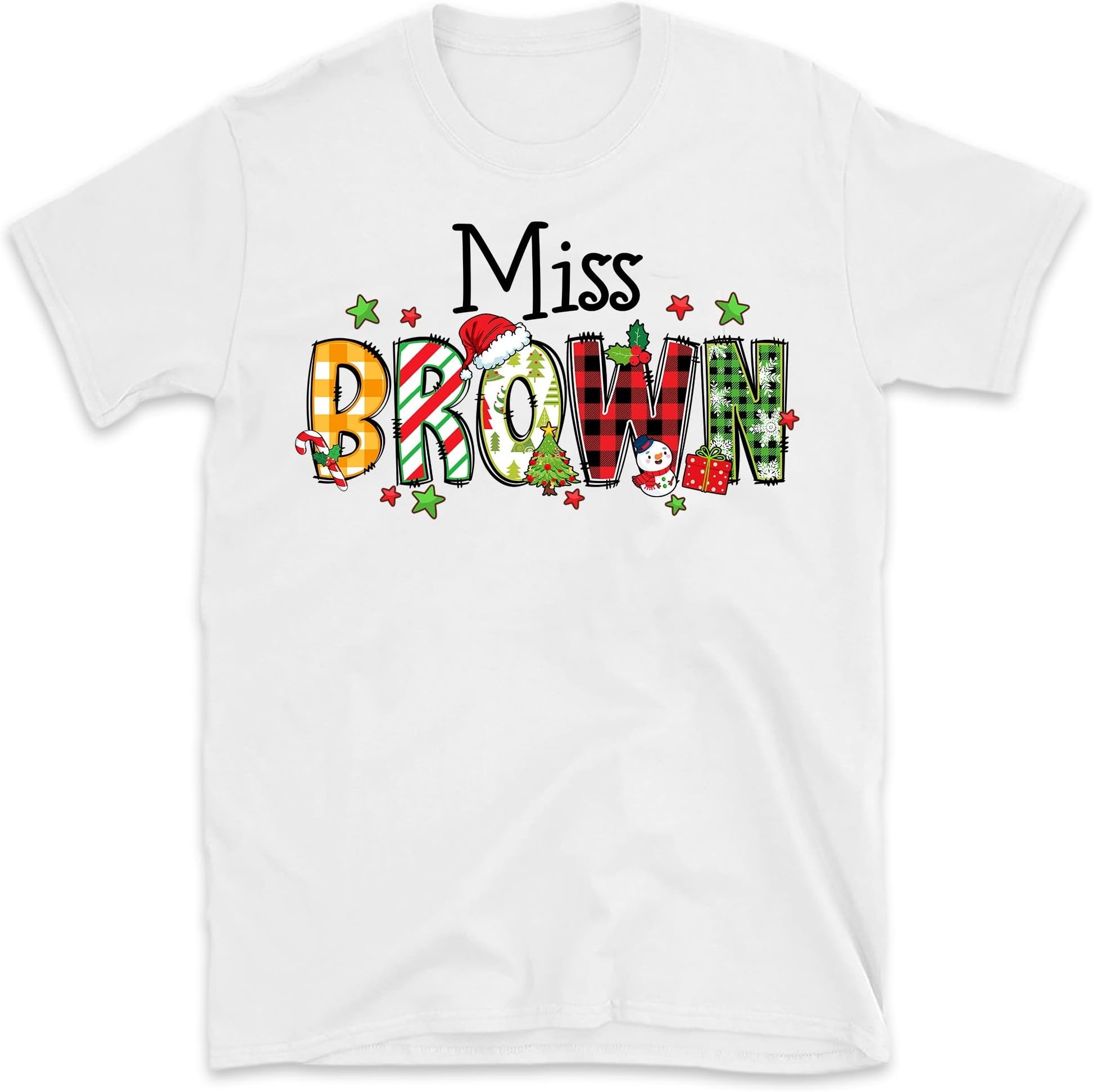 Custom Teacher Shirt, Teacher Christmas Shirt, Teacher, Gift for Teacher, Teacher Sweatshirt, Personalized Name Teacher Shirt Multicolored