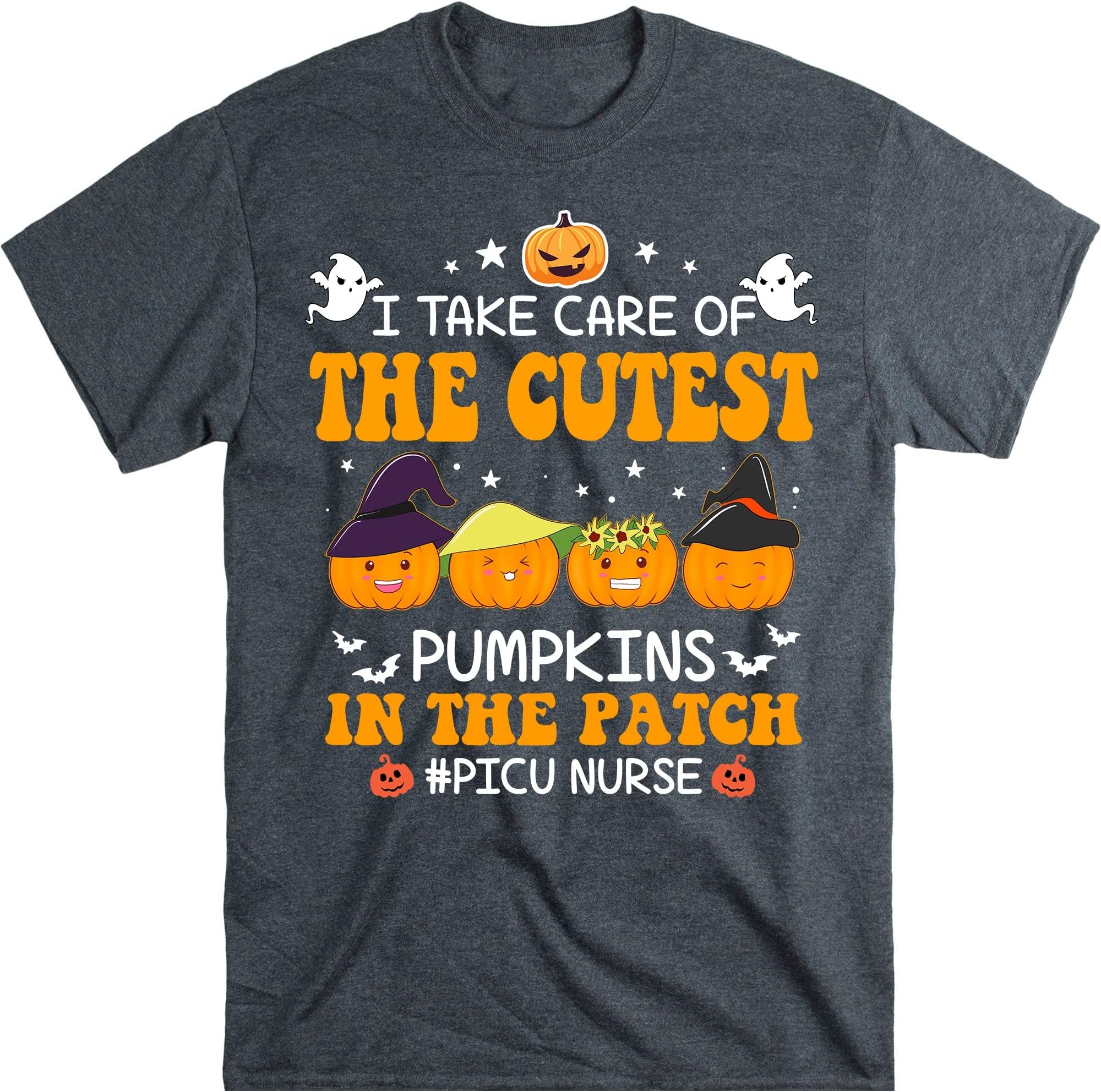 PICU Nurse Shirt, PICU Halloween, Nurse Fall Shirt, Nurse Gifts, Fall Crewneck, PICU Pumpkin Shirt, Nurse Fall Shirt