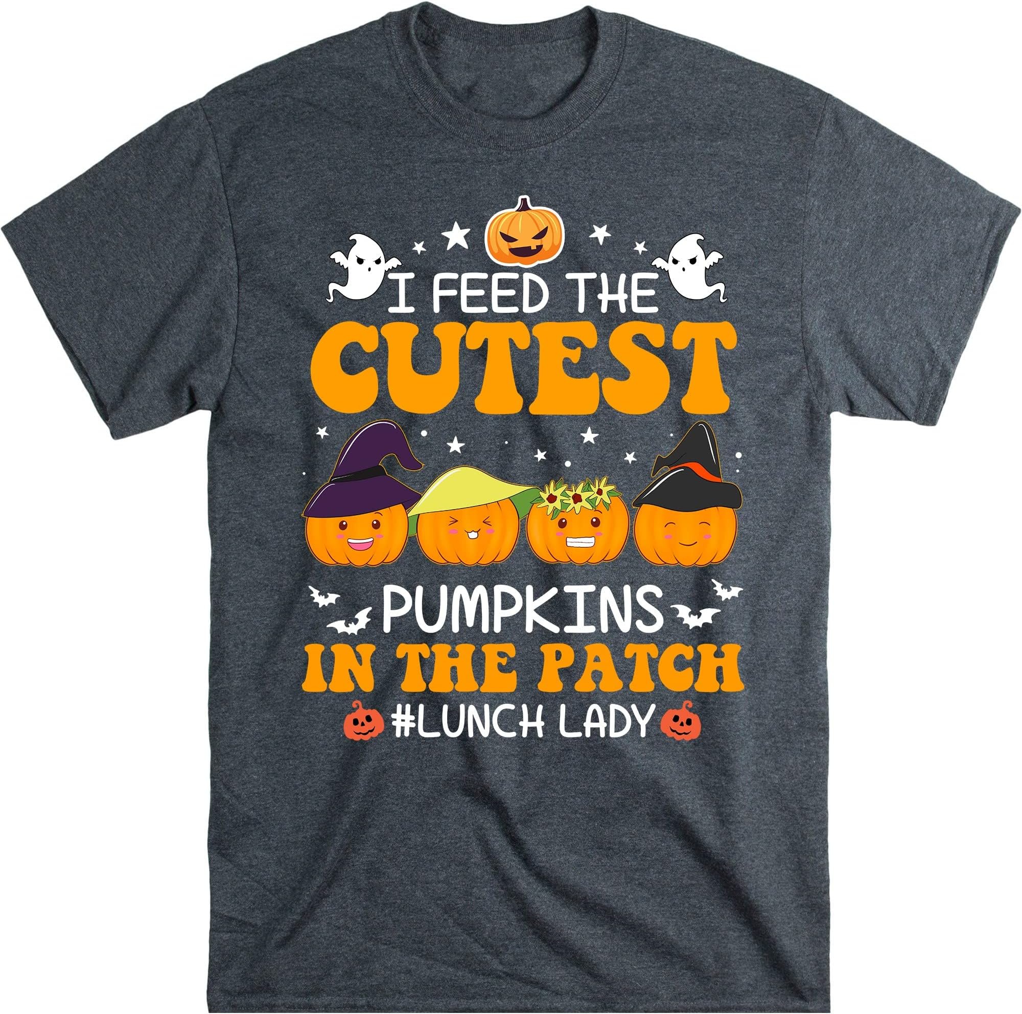 I Feed Cutest Pumpkins in The Patch Lunch Lady Shirt, Halloween Lunch Lady Gift, Cafeteria Crew Shirt