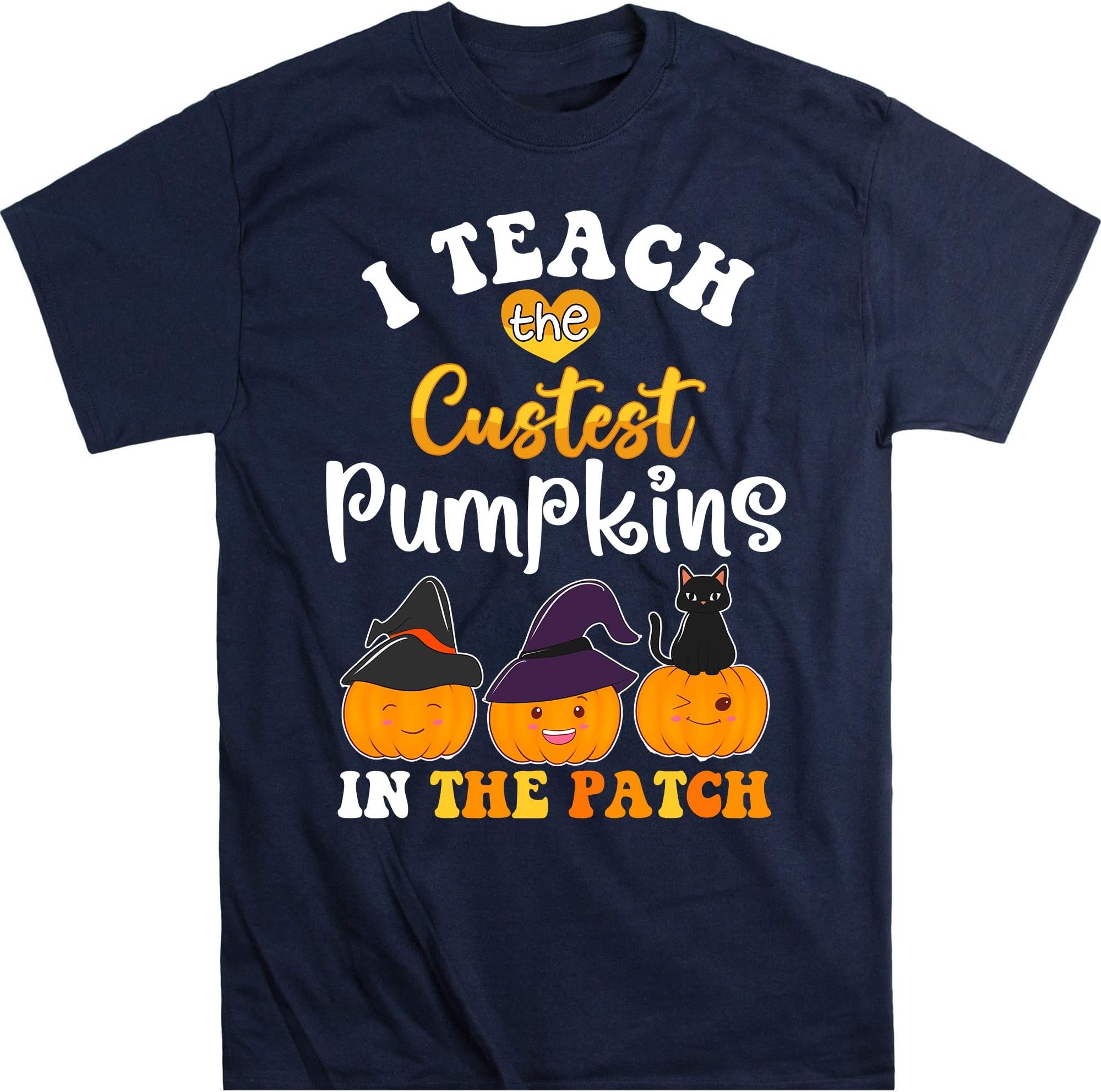 I Teach The Cutest Pumpkins in The Patch T-Shirt, Halloween Shirts for Teachers, Halloween Teacher, Teacher Shirts, Party
