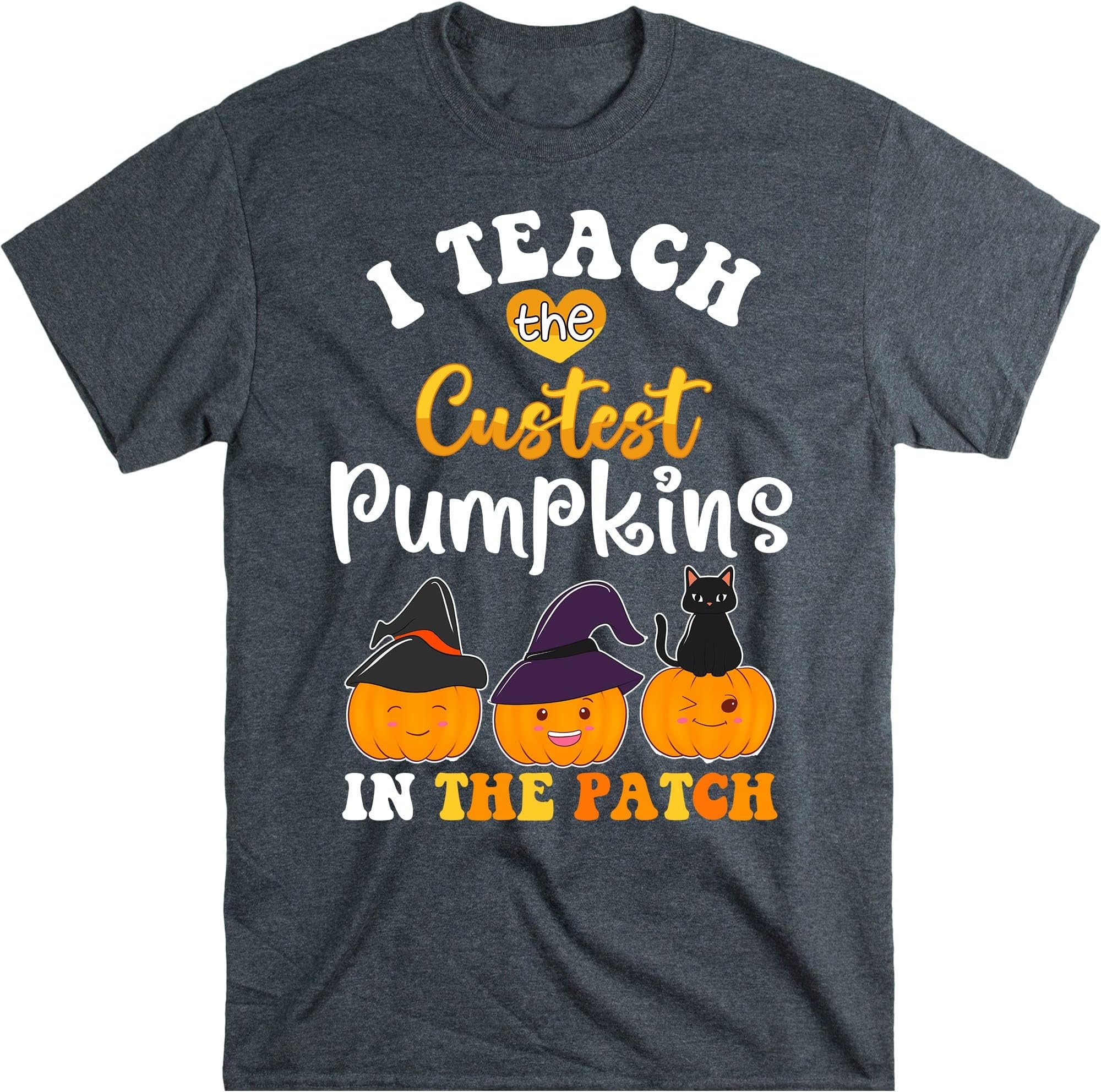 I Teach The Cutest Pumpkins in The Patch T-Shirt, Halloween Shirts for Teachers, Halloween Teacher, Teacher Shirts, Party