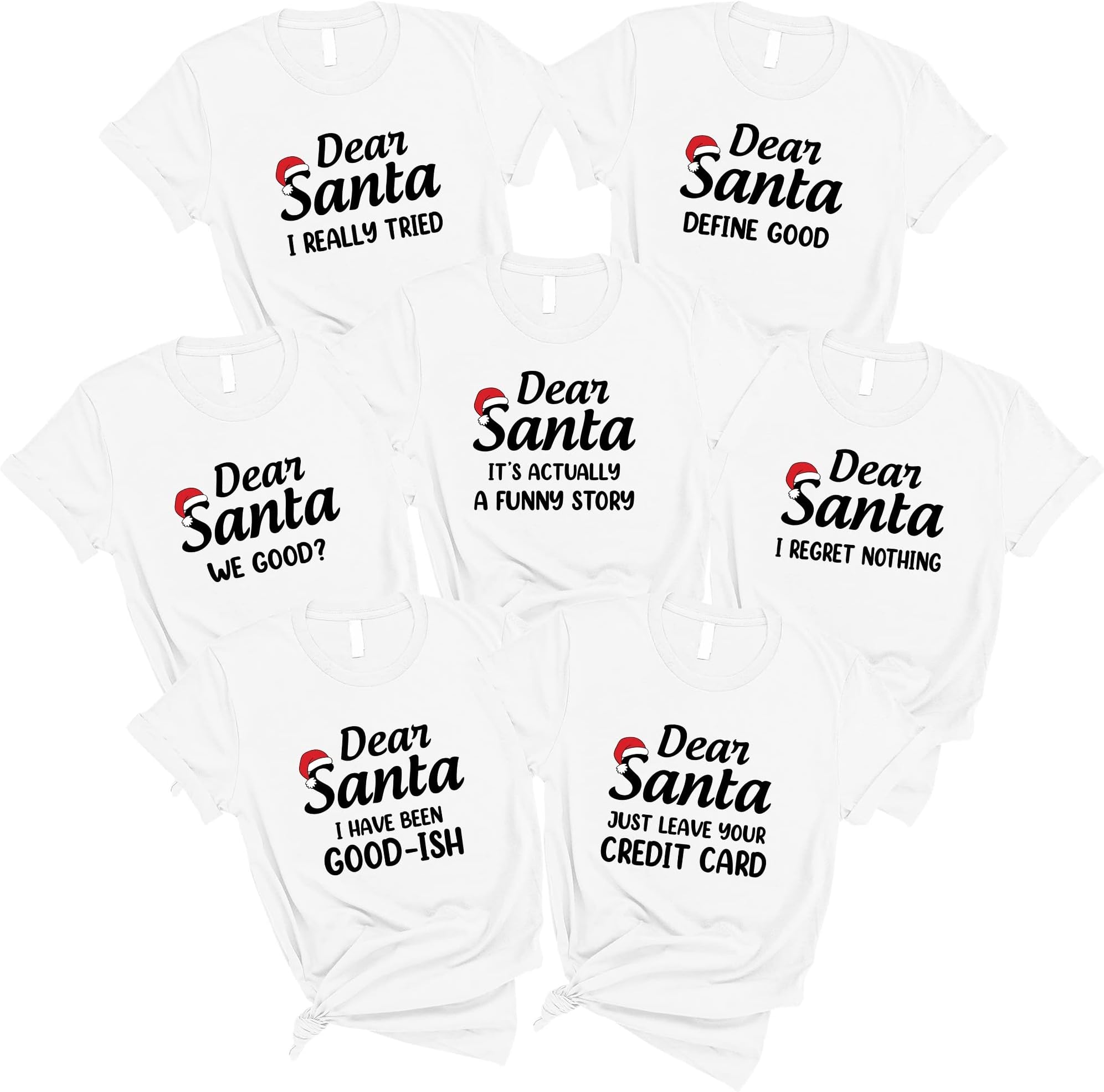 Funny Dear Santa Shirts, Dear Santa Christmas Family Shirts, Christmas Quotes Shirt, Family Shirt, Dear Santa Group Shirts, Christmas Family Shirt Multicolored