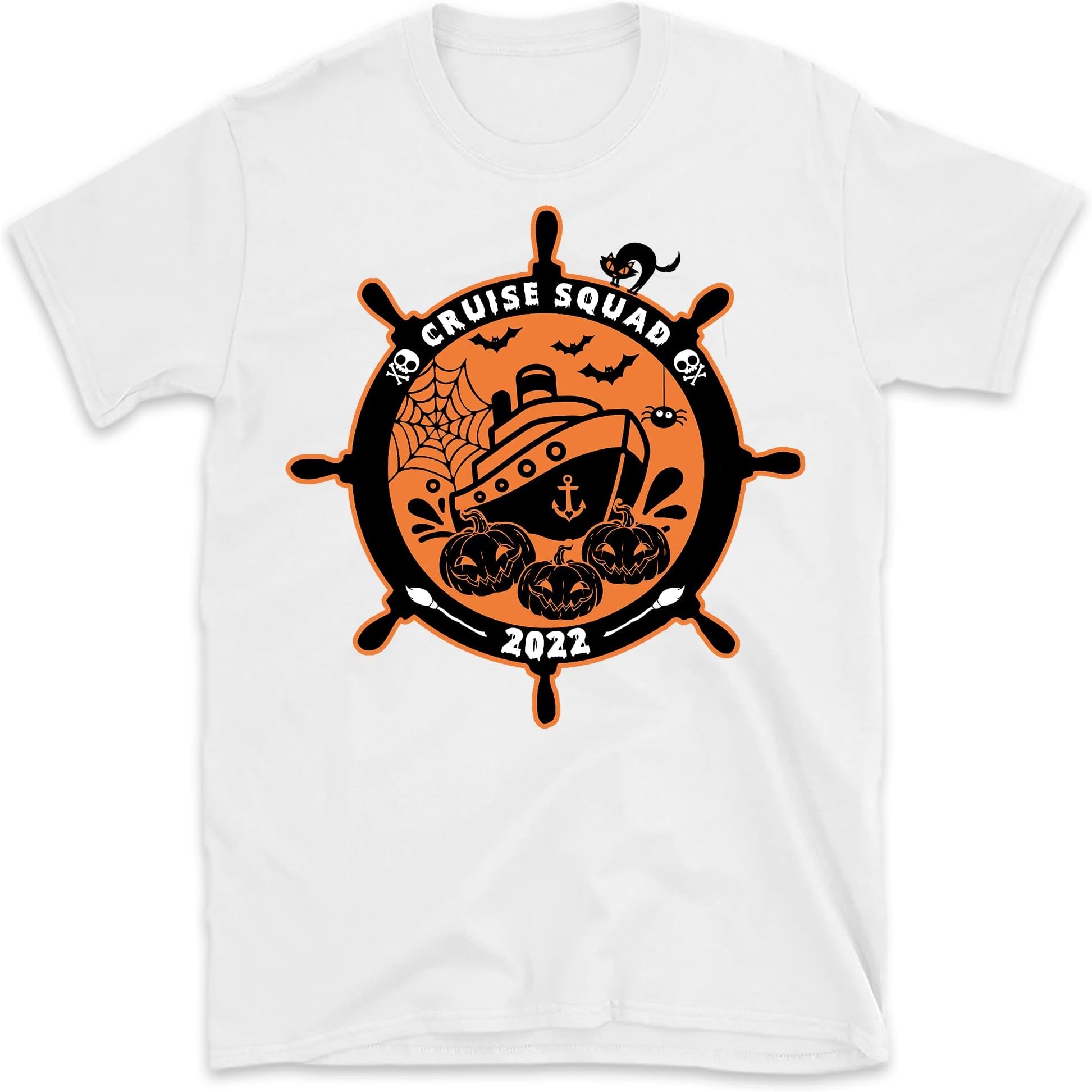Halloween Cruise Squad Family Shirts 2022 Halloween Cruise Shirt Matching, Halloween Costume Tee, Halloween Cruise Group Shirts Multicolored