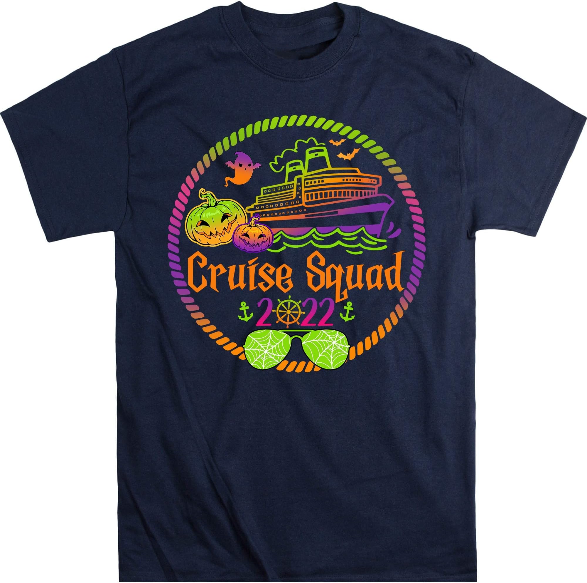 Custom Name Halloween Cruise Squad Family Shirts 2022 Halloween Cruise Shirt Matching Halloween Cruise Group Shirts
