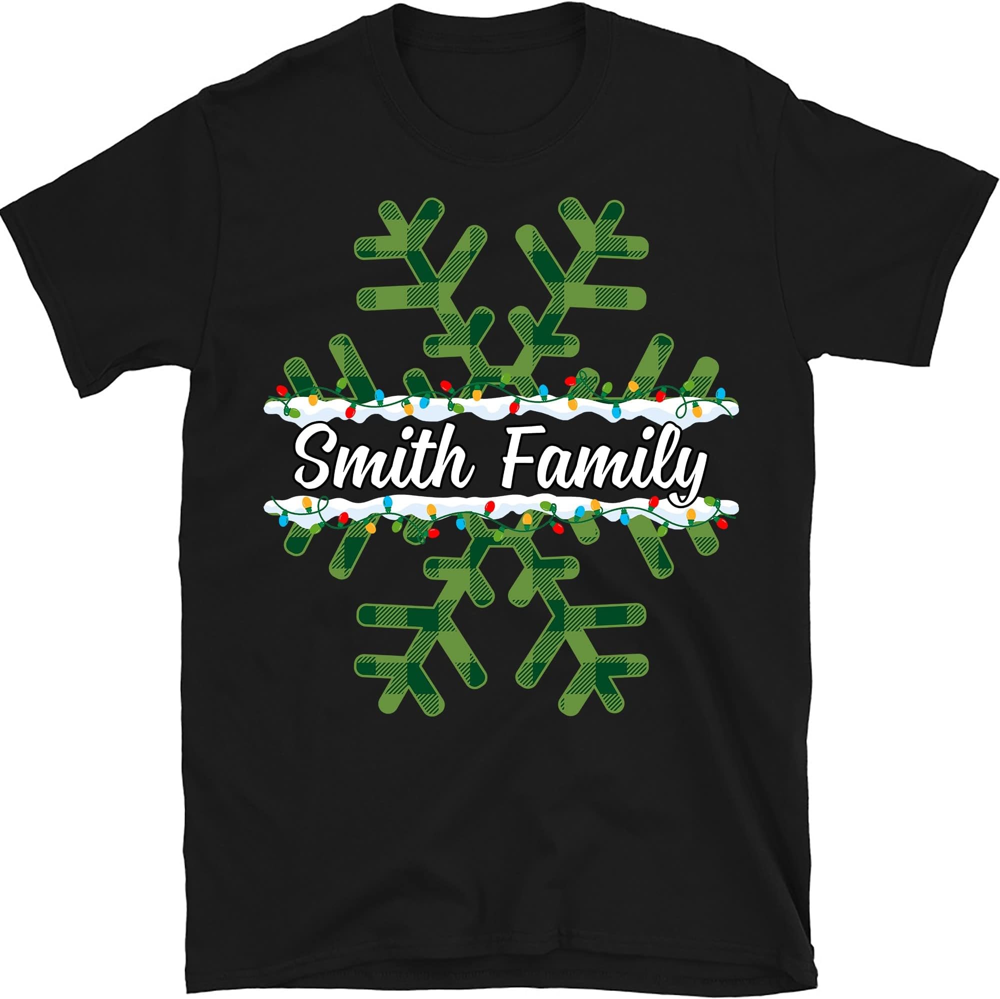 Matching Family Christmas Shirts, Personalized, Christmas Shirts,Custom Family Shirts,Family Photoshoot Multicolored