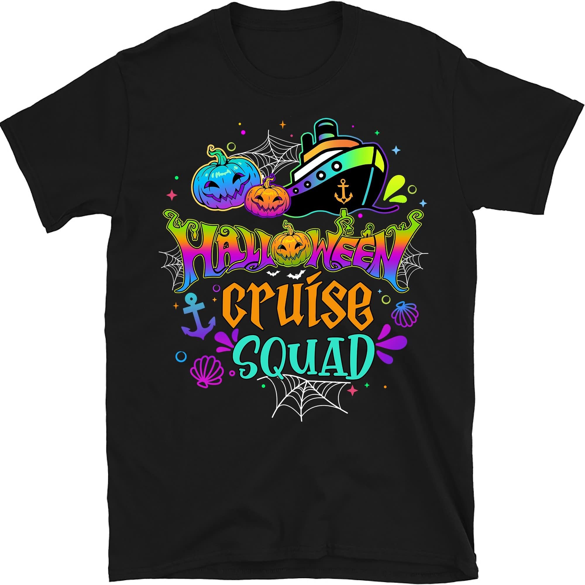 Halloween Cruise Squad Family Shirts 2022 Halloween Cruise Shirt Matching Halloween Cruise Group Shirts, Halloween Costume Multicolored