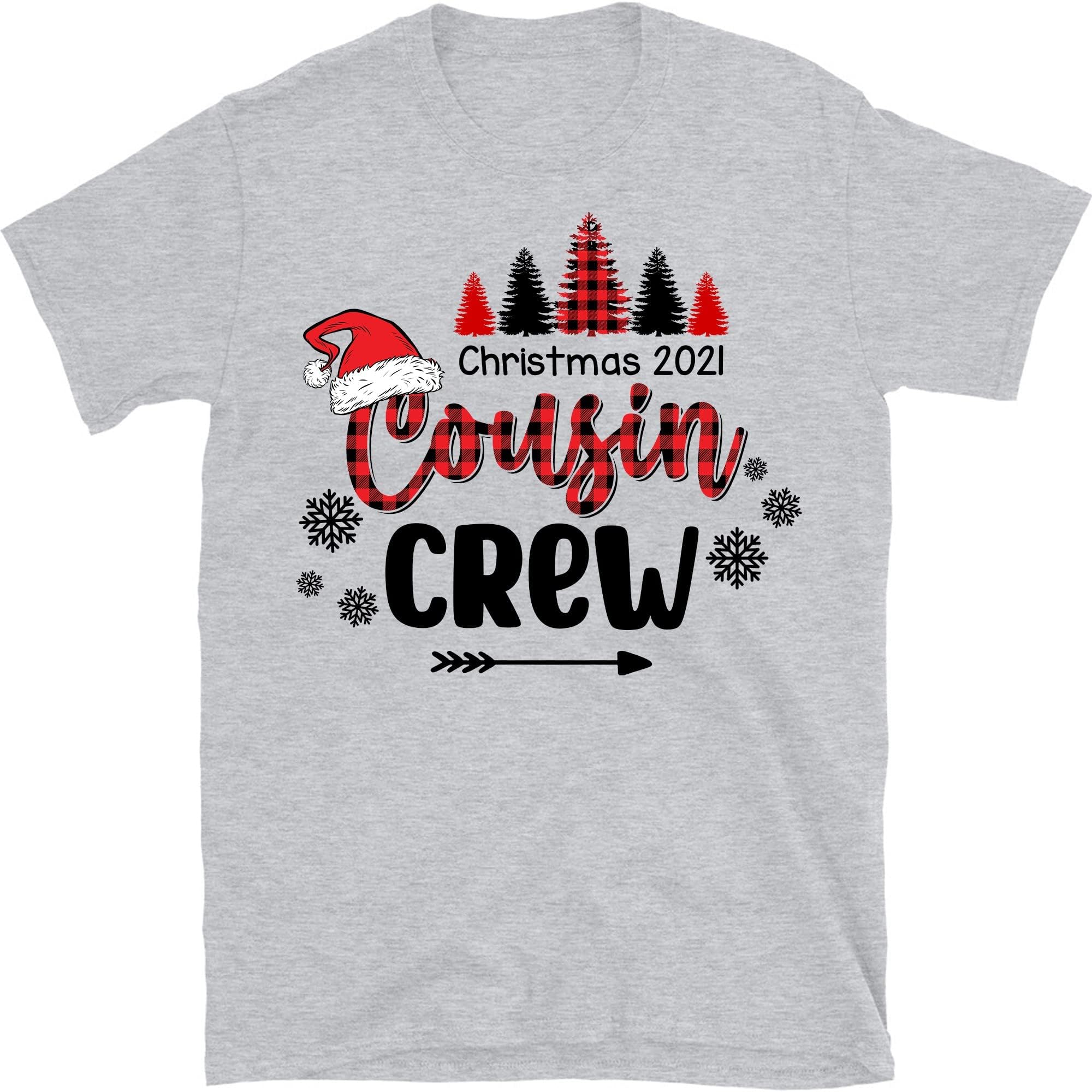 Cousin Christmas Shirts, Christmas Cousin Crew Shirt, Matching Cousin Shirts for Christmas – Sport Grey/X-Large
