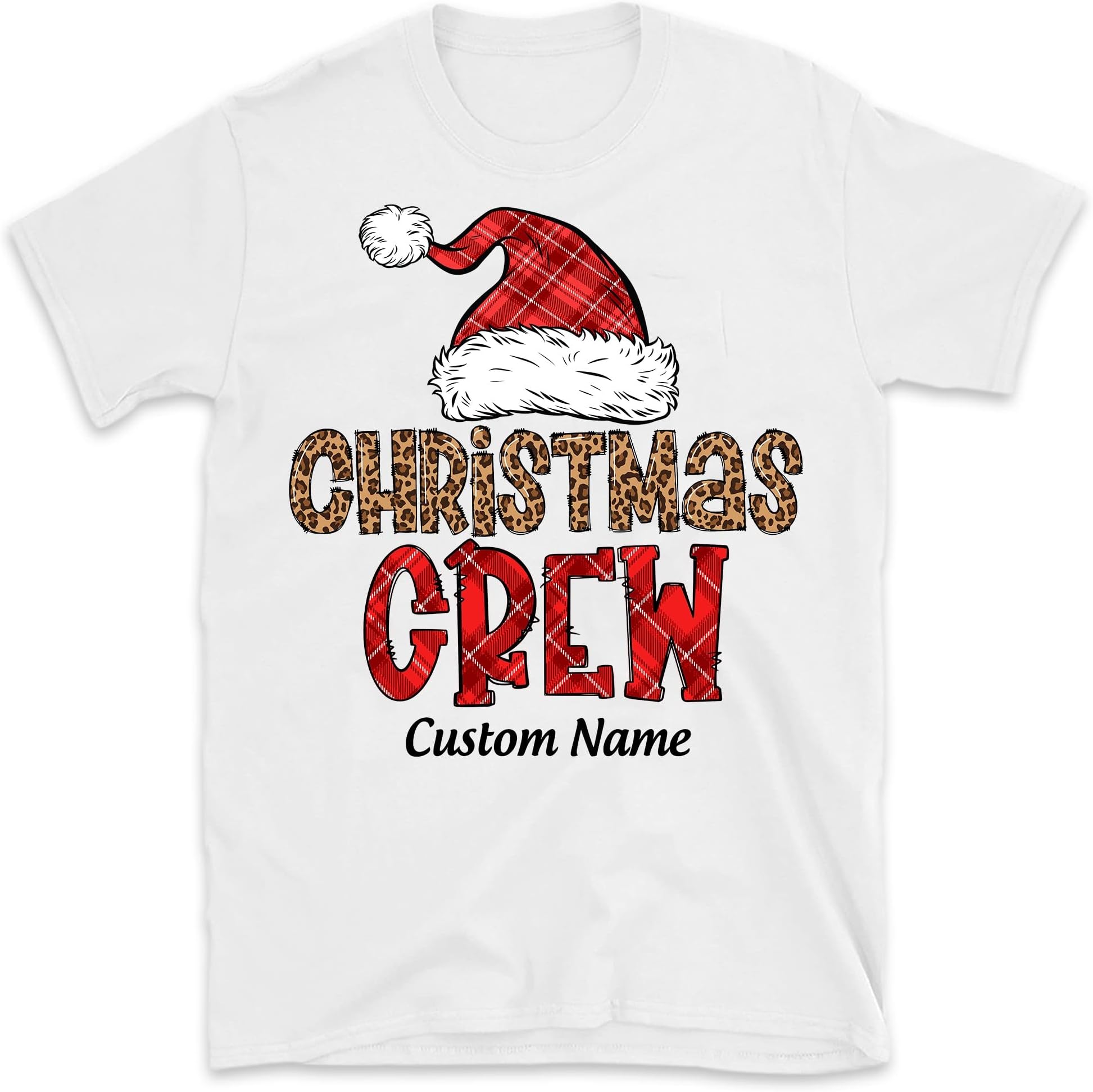 Custom Christmas Crew Shirts, Christmas Family Shirts, Christmas Party Shirts, Matching Christmas Holiday Shirts Multicolored