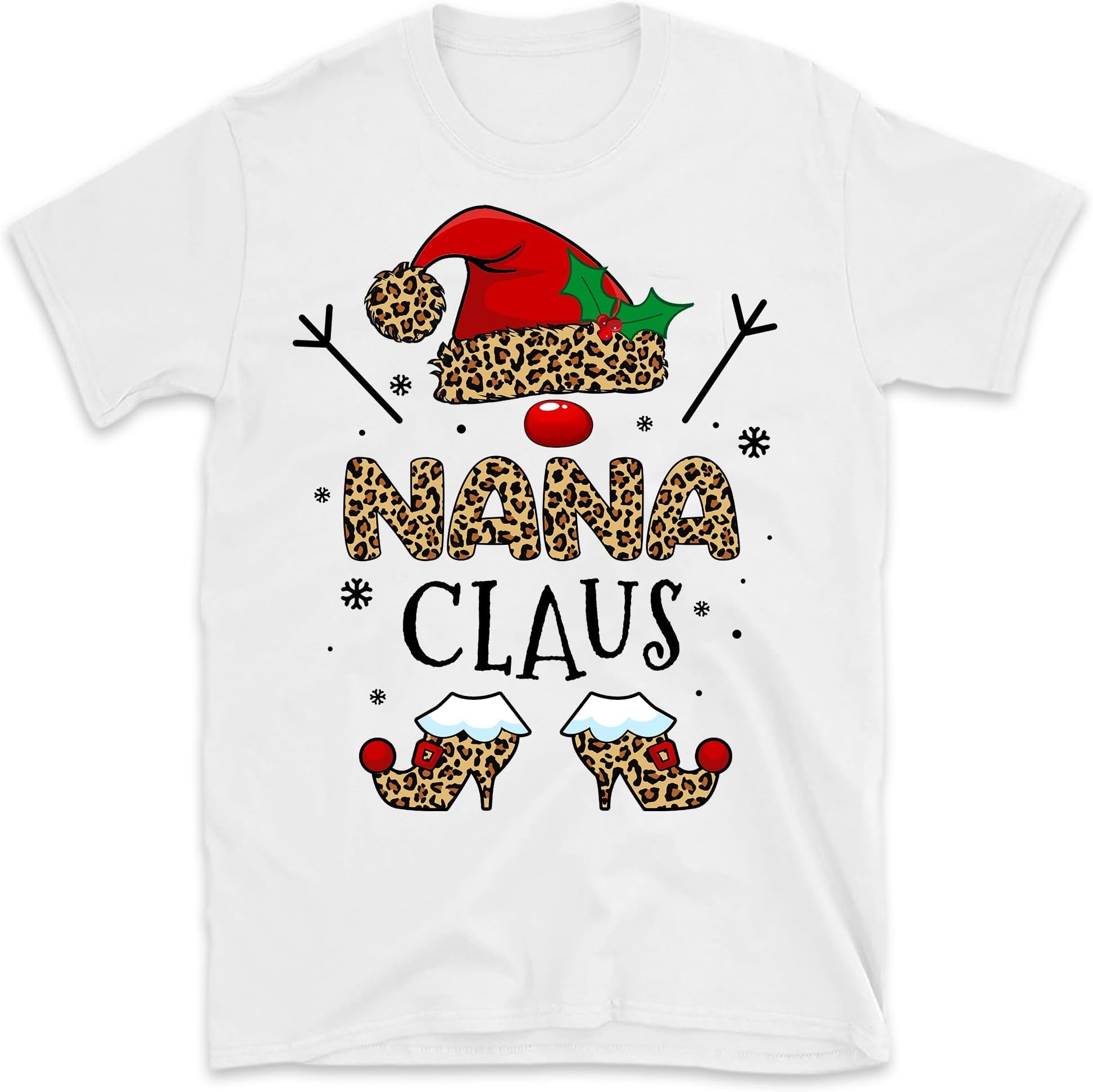 Christmas Claus Grandma Grandpa Mom Dad Brother Sister Personalized Shirt