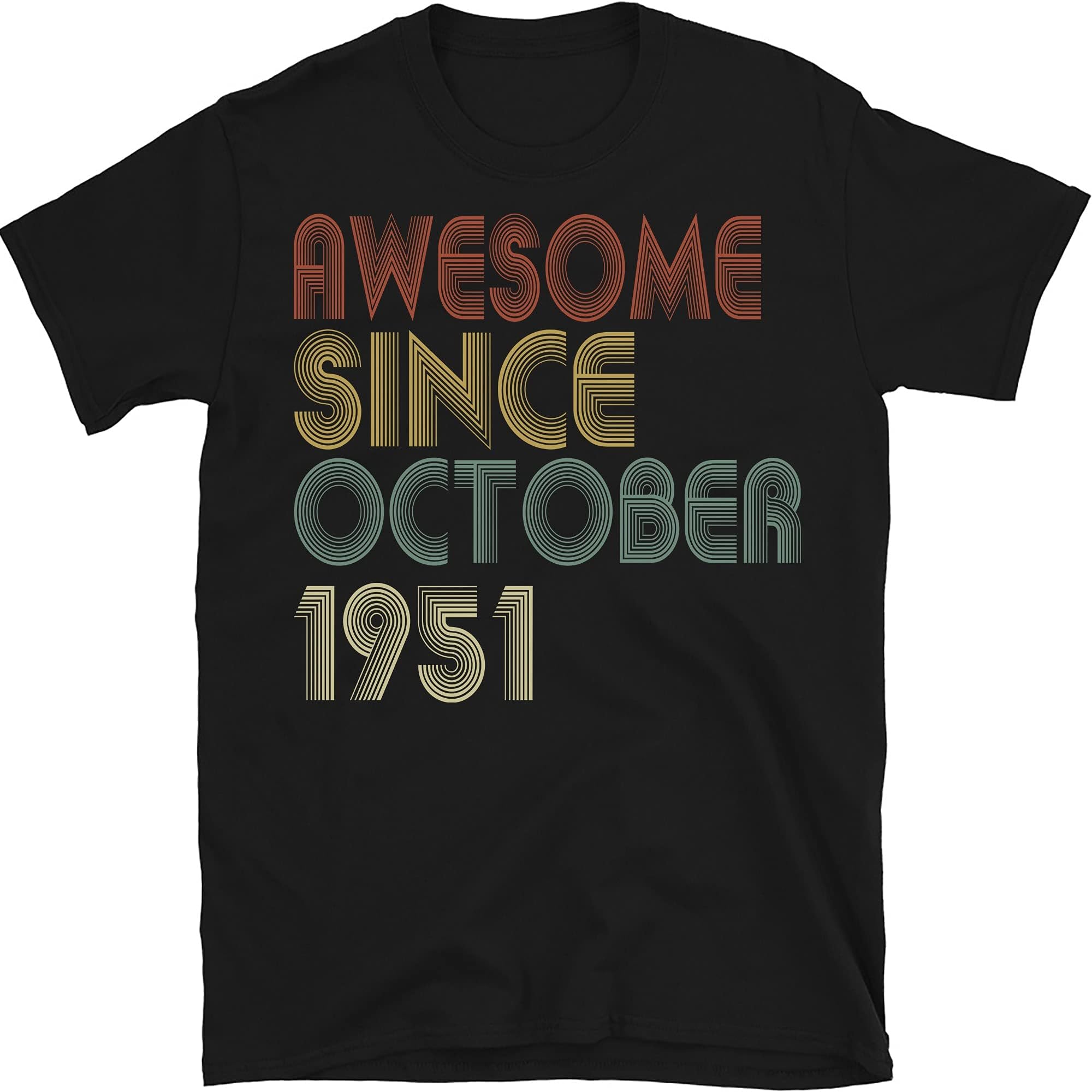 Vintage 1951 Shirt, 70 Birthday T-Shirt, Seventy Birthday Party Shirt, 70 Years Old Tees Gift for Mom Dad Grandpa Grandma
