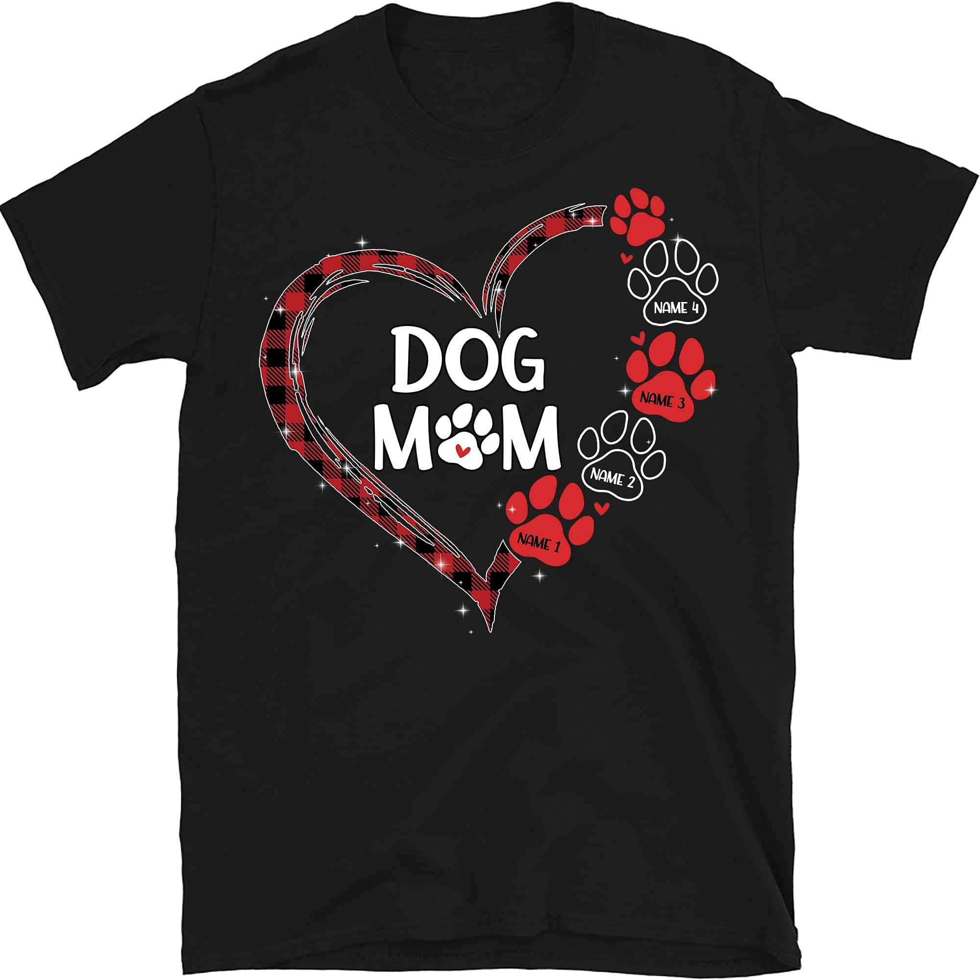 Personalized Dog Mom Shirt, Funny Dog Mom Gifts, Custom Gift for Dog Lovers T-Shirt Multicolored