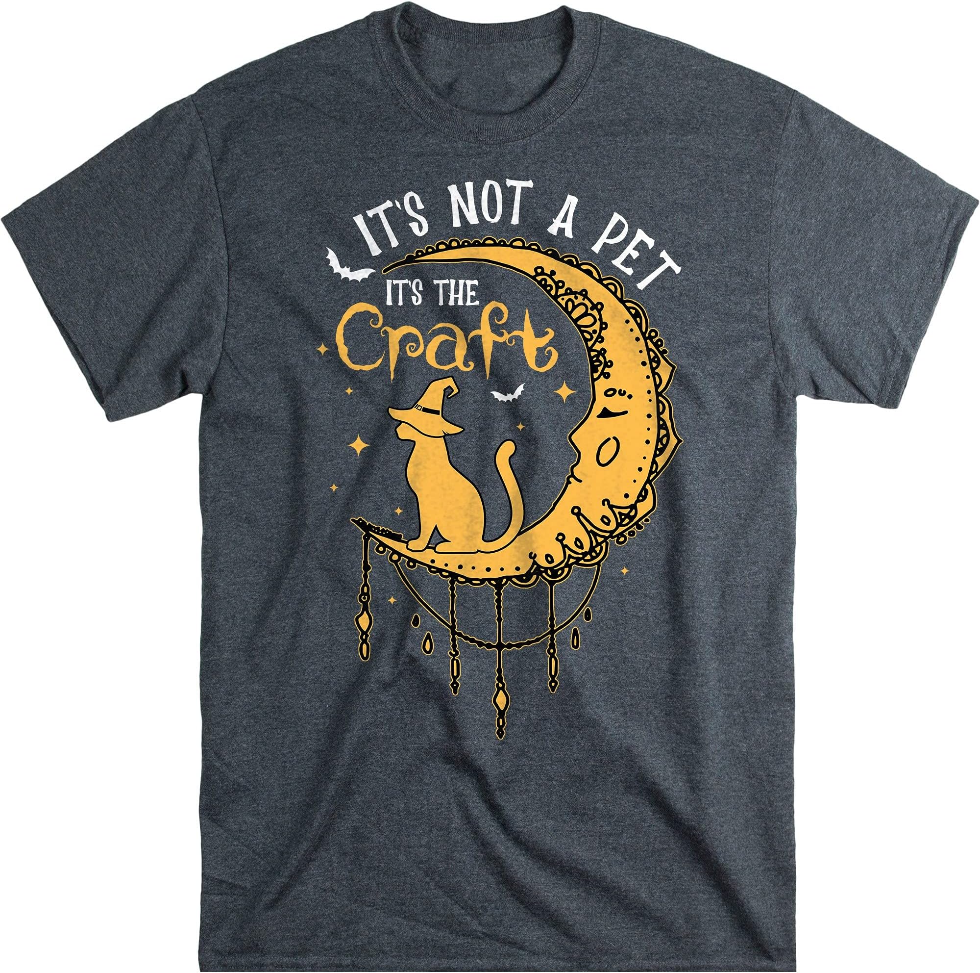 It's Not A Pet It's The Craft Shirt, Cat Witch Shirt, Black Crafty Cat Appreciated T-Shirts
