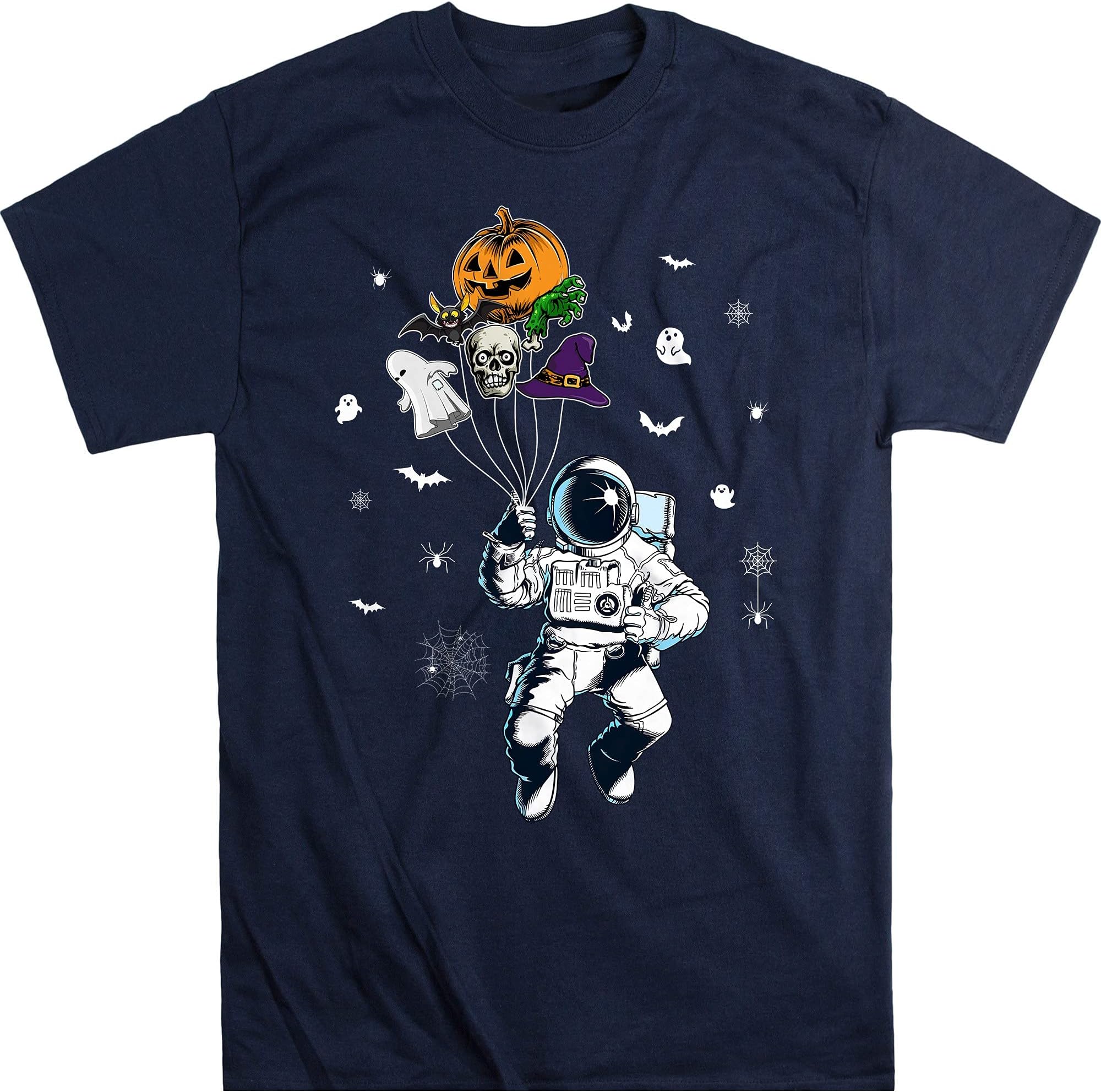 Astronaut Balloon Halloween Things Shirt, Funny Halloween Party Night Shirt, Best Gift for Halloween