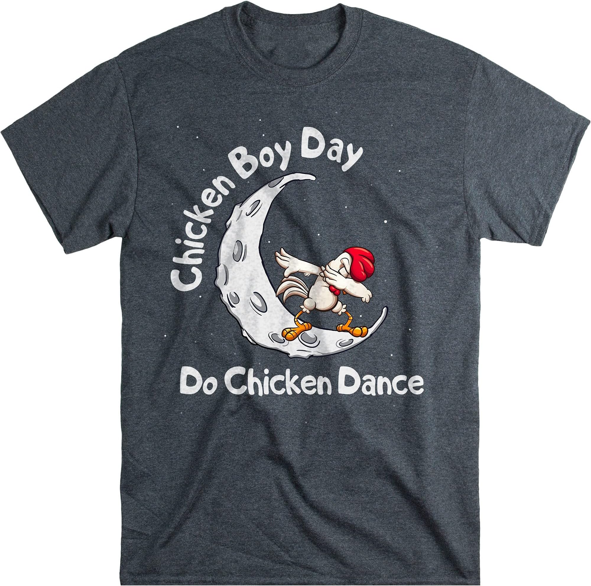 Chicken Boy Day Do Chicken Dance Shirt, Funny Chicken Boy Day, Appreciated Chicken Tee, Shirt for Boy – Dark Heather/Small