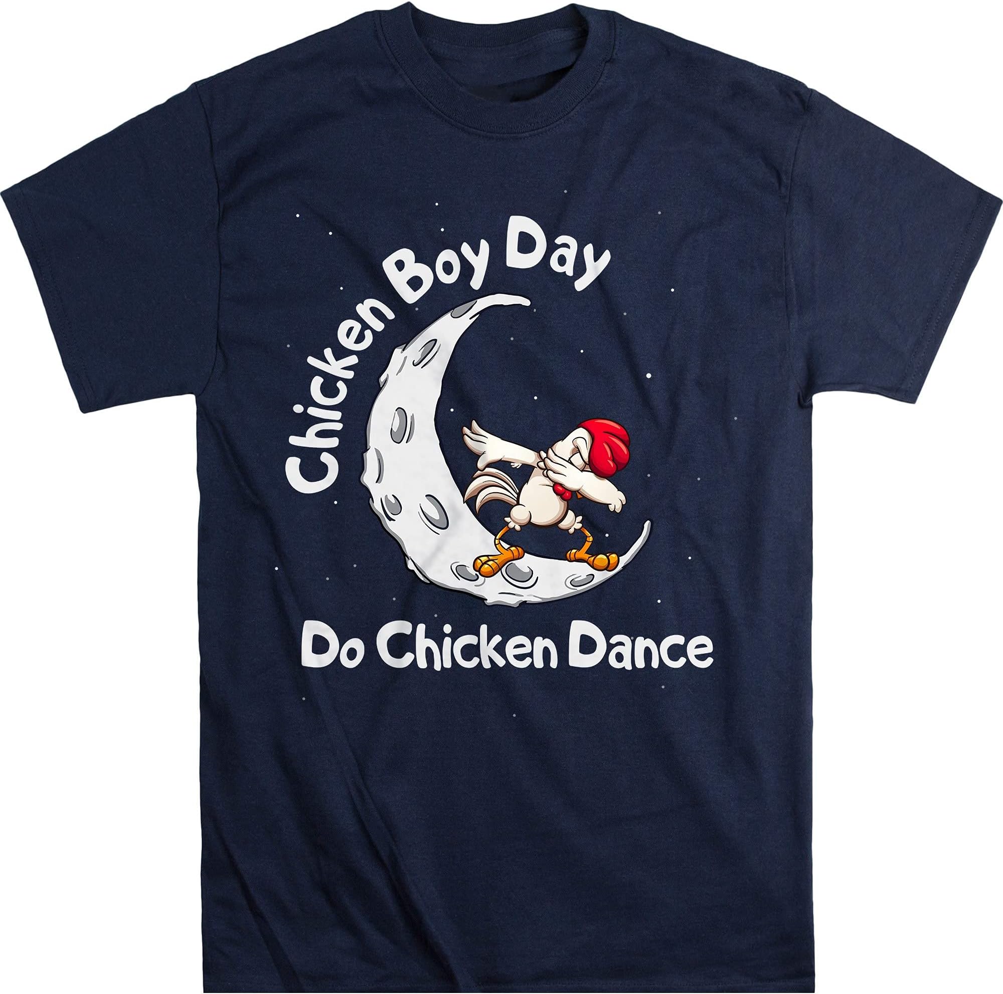 Chicken Boy Day Do Chicken Dance Shirt, Funny Chicken Boy Day, Appreciated Chicken Tee, Shirt for Boy – Navy/X-Large