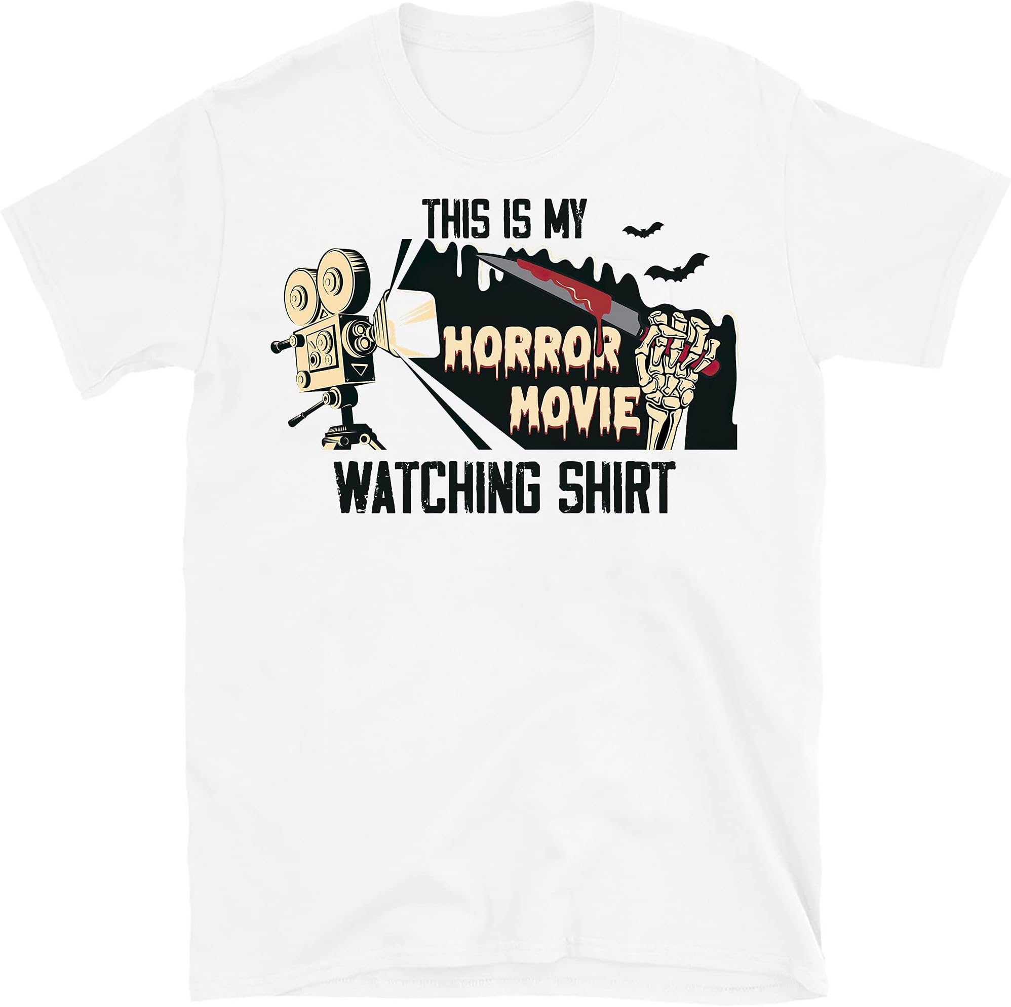 This is My Horror Movie Watching Shirt, Shirt for Halloween, Funny Halloween Night Party