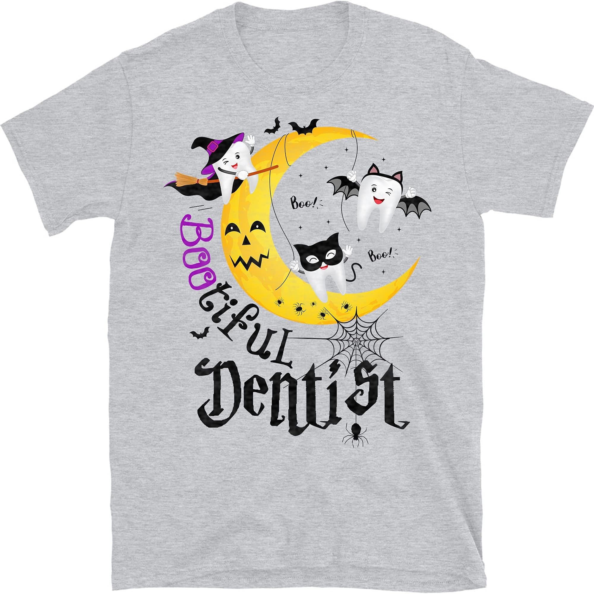 Happy Bootiful Dentist Halloween Shirt, Funny Shirt for Halloween, Best for Child – Sport Grey/Small