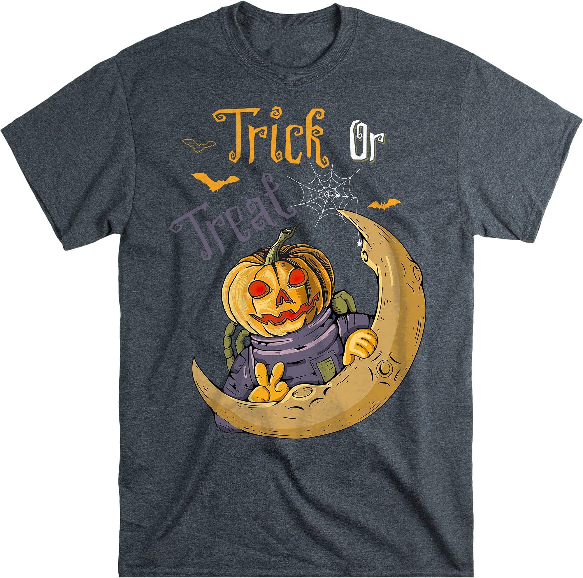 Trick Or Treat Shirt, Shirt for Halloween, Funny Pumpkin Head Astronaut, Unisex T-Shirt