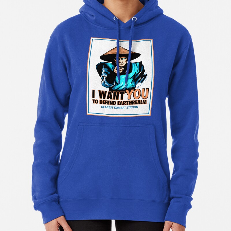 I Want YOU For Kombat Pullover Hoodie