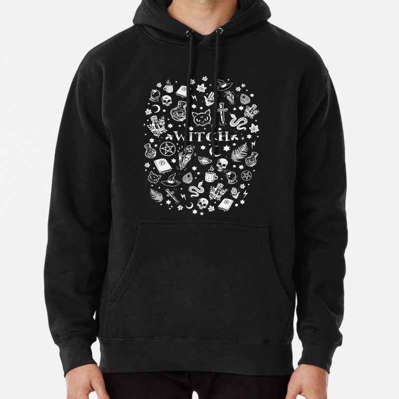 WITCH PATTERN 2 Pullover Hoodie