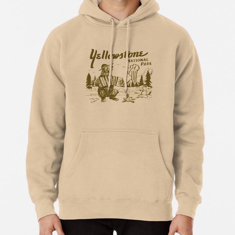 Yellowstone National Park Pullover Hoodie