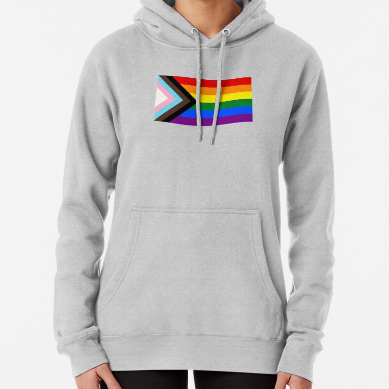 Progress Pride Flag Pullover Hoodie
