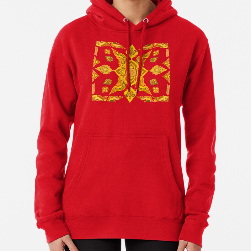 Thai pattern art, fine art Pullover Hoodie