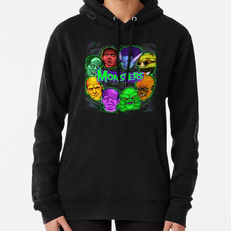 Famous Monsters of Filmland  Pullover Hoodie