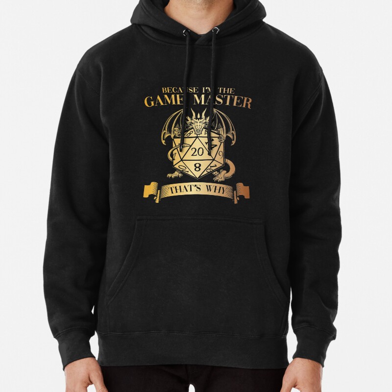 Game Master Board Game Gamer Gift RPG Fantasy Pen Paper Pullover Hoodie