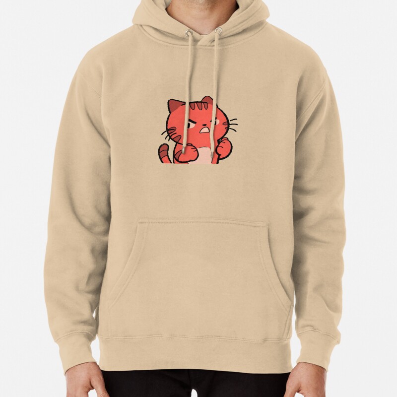 Angry cat Pullover Hoodie