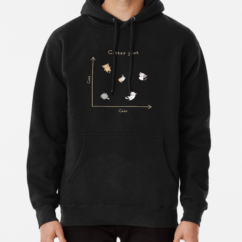 Catter plot Pullover Hoodie