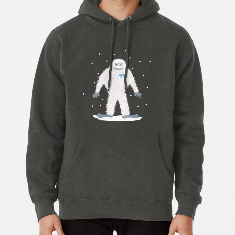 Yeti with Name tag Pullover Hoodie