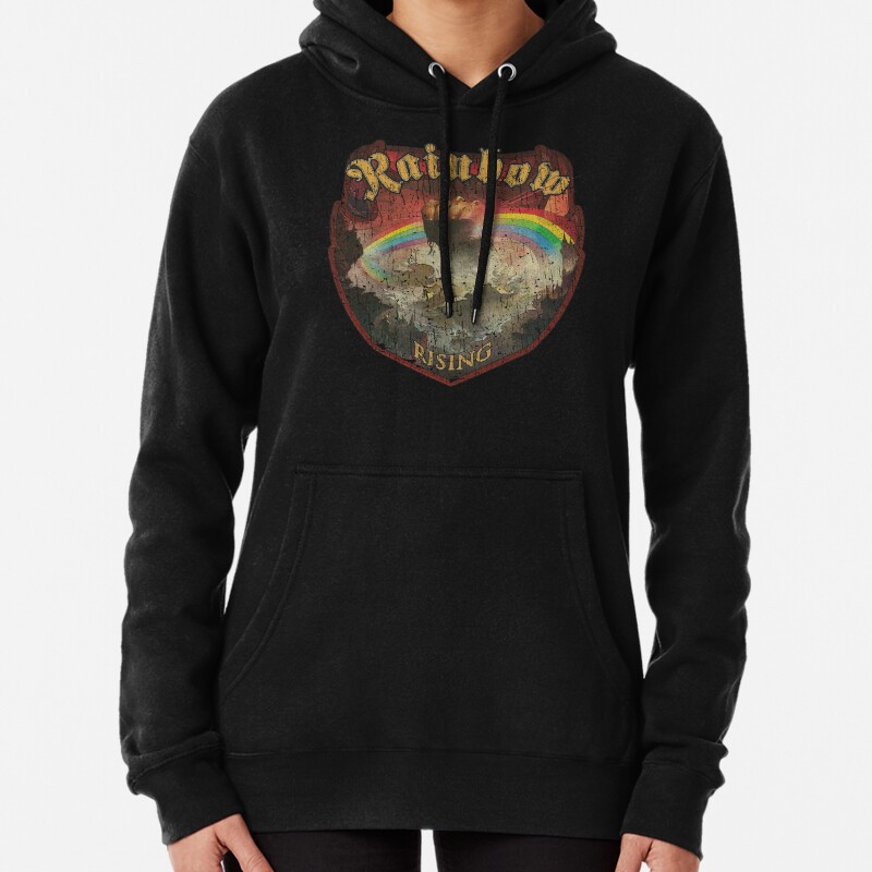Rainbow Rising 1976 Pullover Hoodie