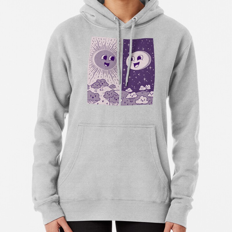 Day Night Pullover Hoodie