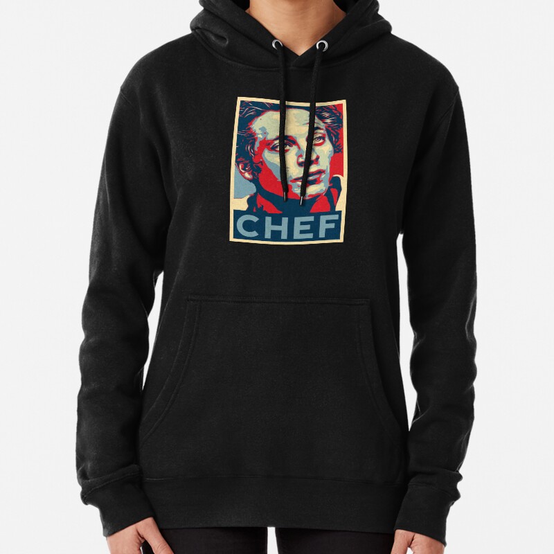 YES CHEF  The Bear by CH3Media Pullover Hoodie