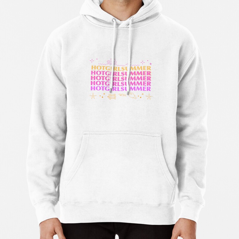 Hot Girl Summer Aesthetic Y2K Baddie Trendy Pullover Hoodie