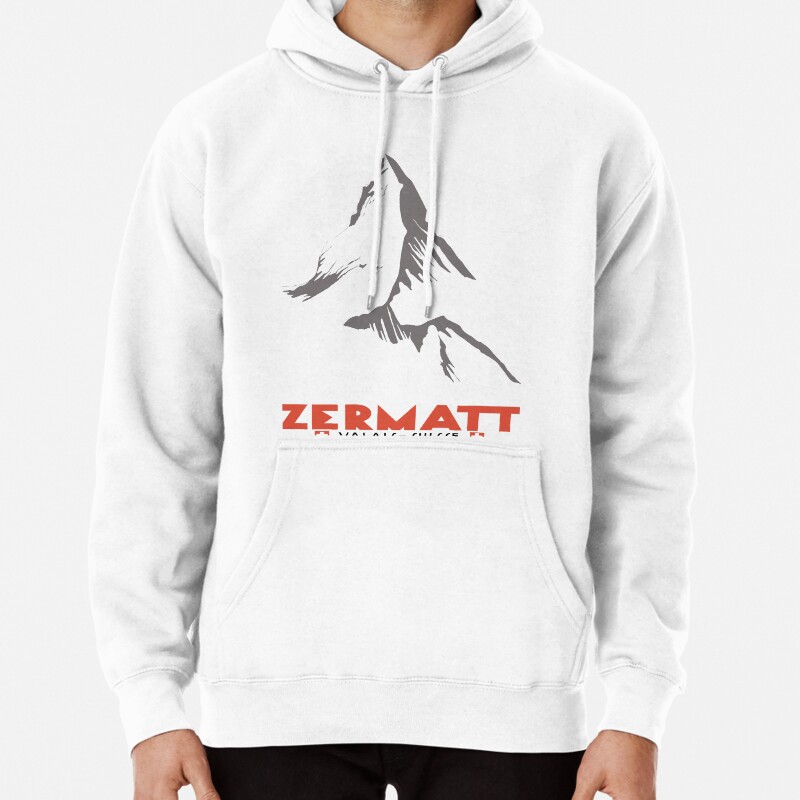 Zermatt, Valais, Switzerland Pullover Hoodie
