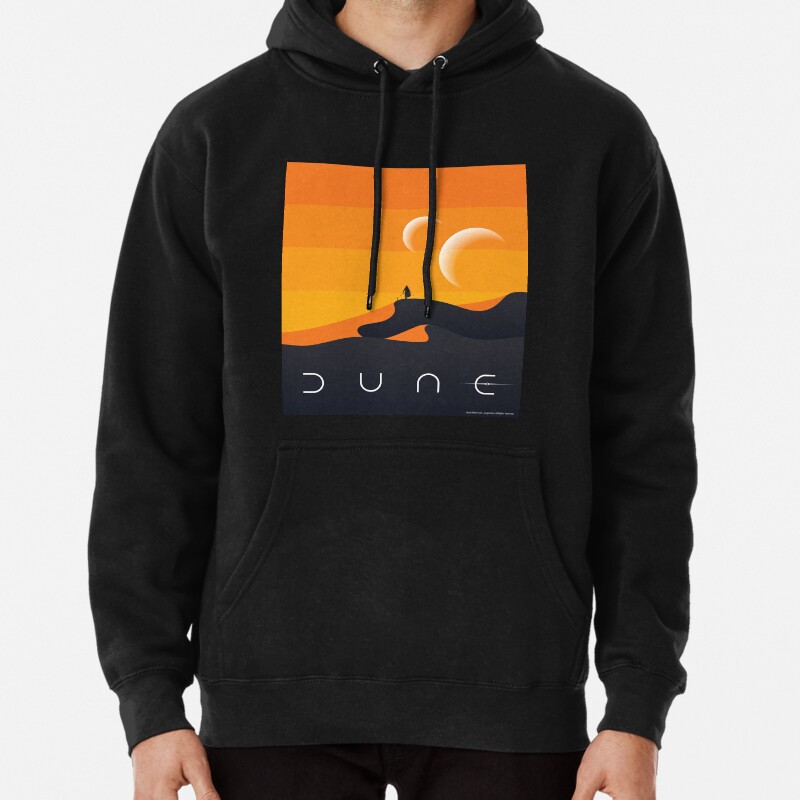 Dune 2021, Arrakis Poster Pullover Hoodie