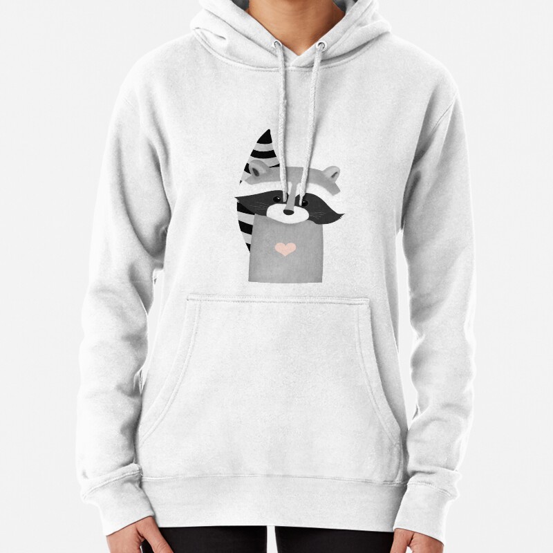 Raccoon Pullover Hoodie