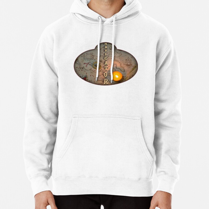 Navigator - Nametag Inspired Artwork Pullover Hoodie