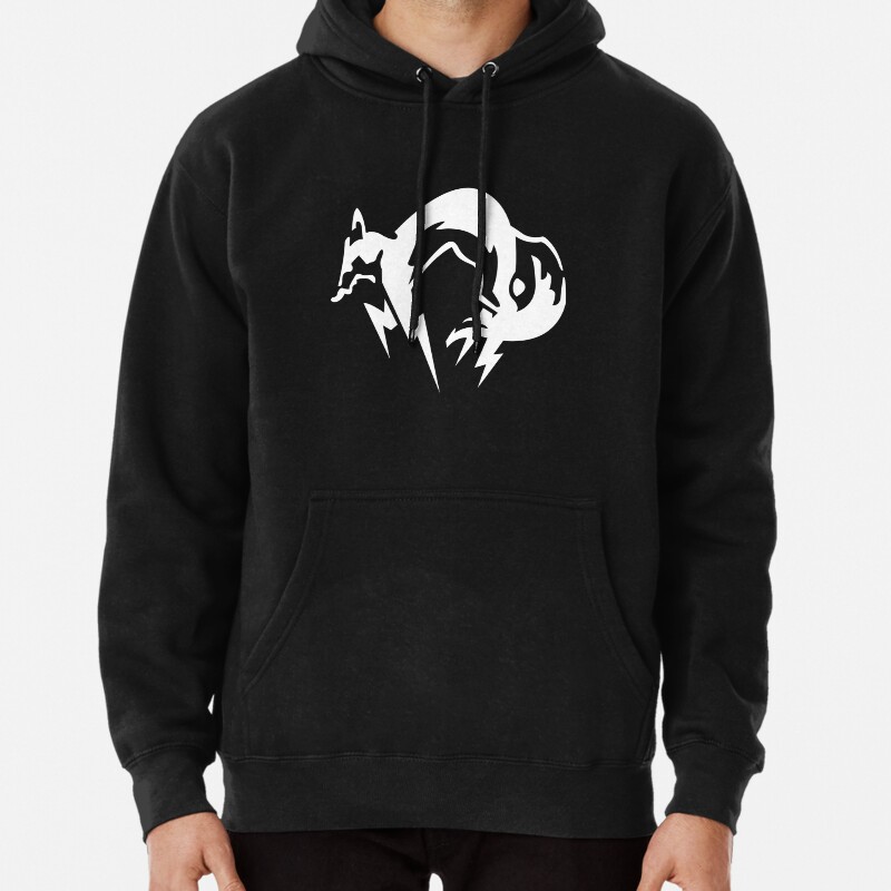 Metal Gear Fox Logo W Pullover Hoodie