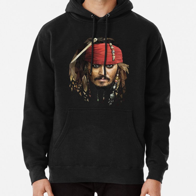 Captain Jack Sparrow Pullover Hoodie