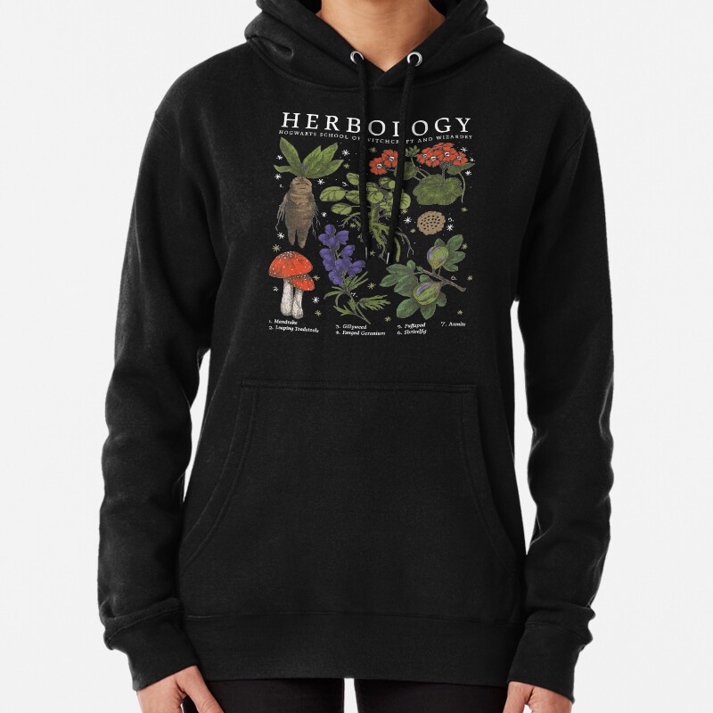 Herbology Plants Pullover Hoodie